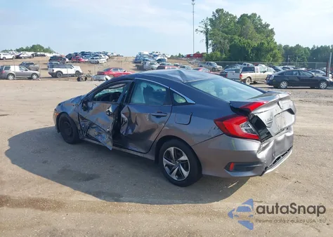 2019 Honda Civic Lx из США, поврежденный, VIN 19XFC2F66KE028596